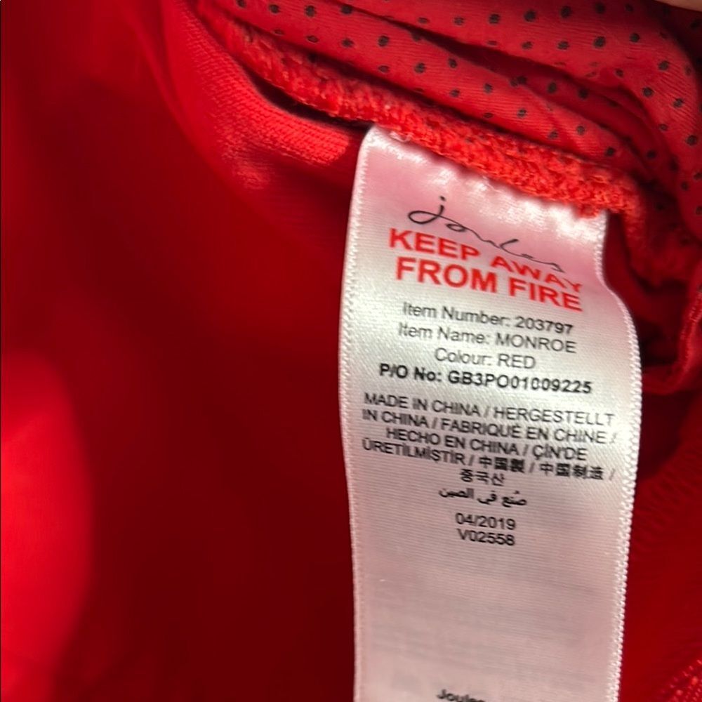 Joules Red High Rise Skinny Jeans - Stretch Denim (size 12) - Picture 8 of 12